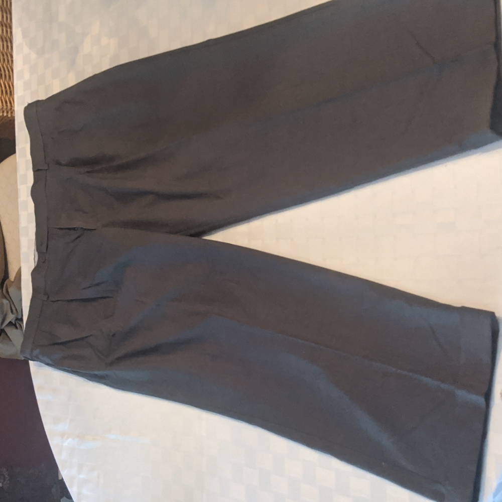 Louis Raphael Extended Waist Dark Gray Dress Pants 40x30